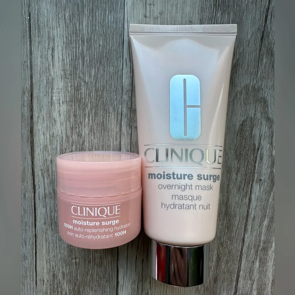 Clinique Moisture Surge 100H & Clinique Moisture Surge Overnight Mask - Picture 2 of 5